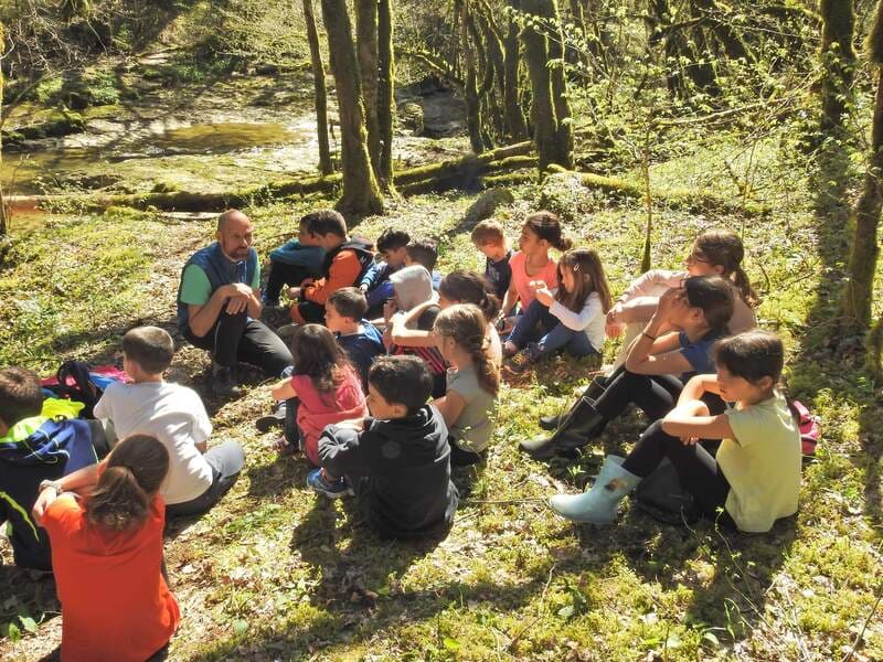 sortie pedagogique scolaire enfant nature